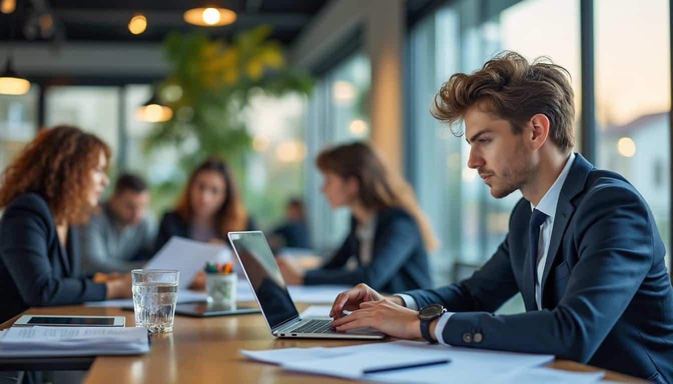 Illustration: Comprendre l’importance d’un stage en banque et le contexte professionnel associé